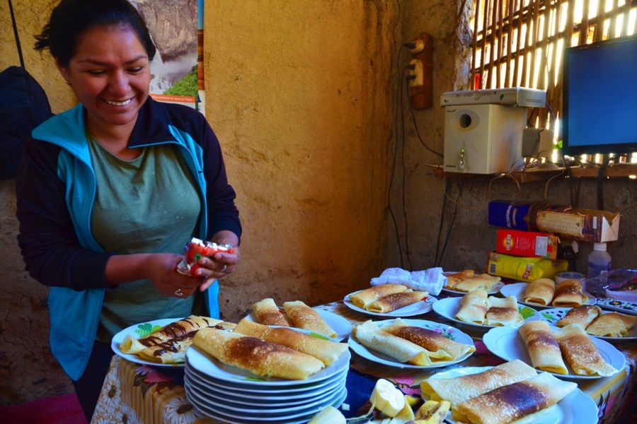 Śniadanie dla grupy, kanion Colca (fot. Marta Podleśna-Nowak) Śniadanie dla grupy, kanion Colca (fot. Marta Podleśna-Nowak)