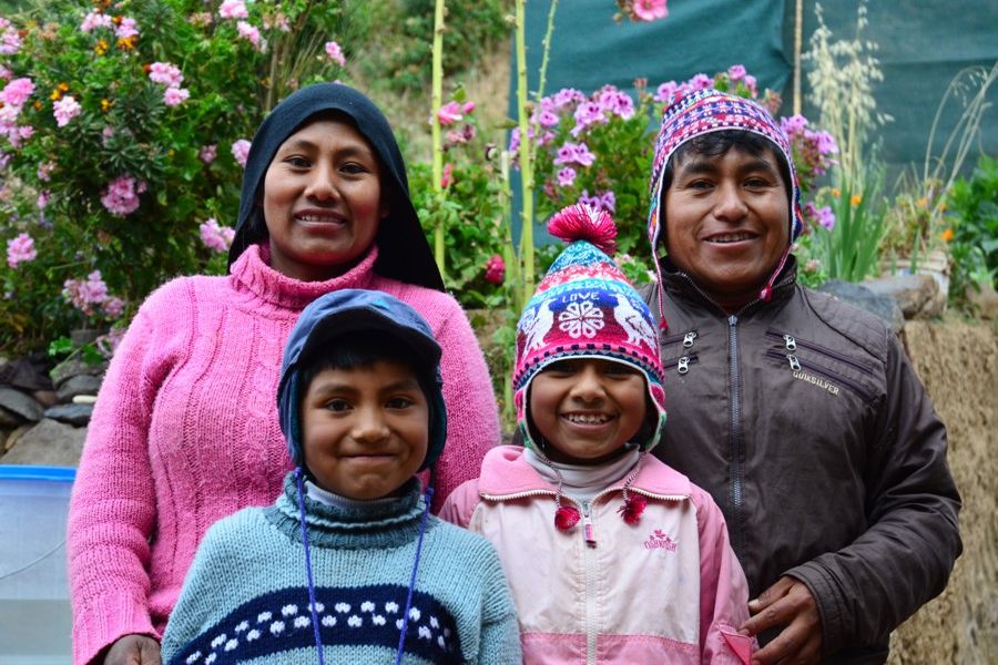 Jedna z rodzin goszcząca grupę (fot. Marta Podleśna-Nowak) Jedna z rodzin goszcząca grupę (fot. Marta Podleśna-Nowak)