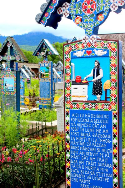 Wesoły cmentarz, Săpânța (fot. Agnieszka Biskup) Wesoły cmentarz, Săpânța (fot. Agnieszka Biskup)