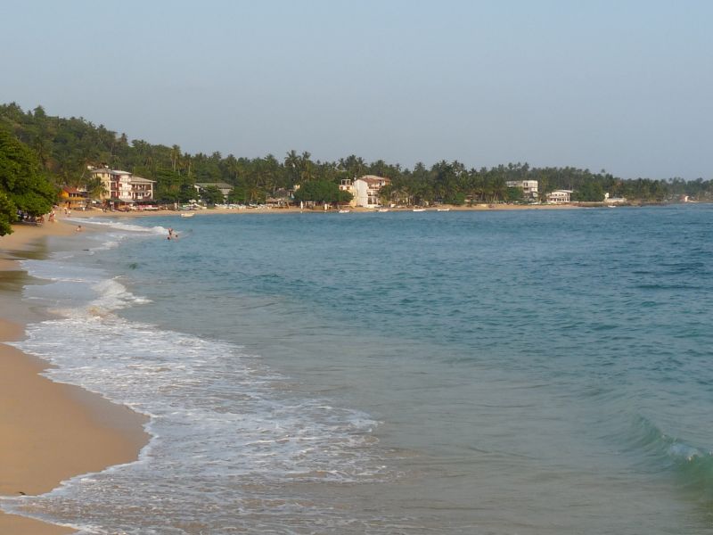 Plaża w Unawatuna (fot. Darek Dąbrowski)