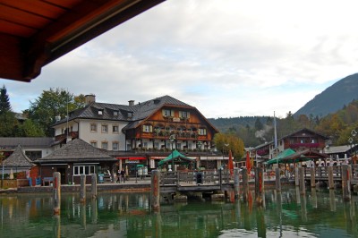 Przystań w Schönau am Königssee (fot. Elżbieta Paciora)