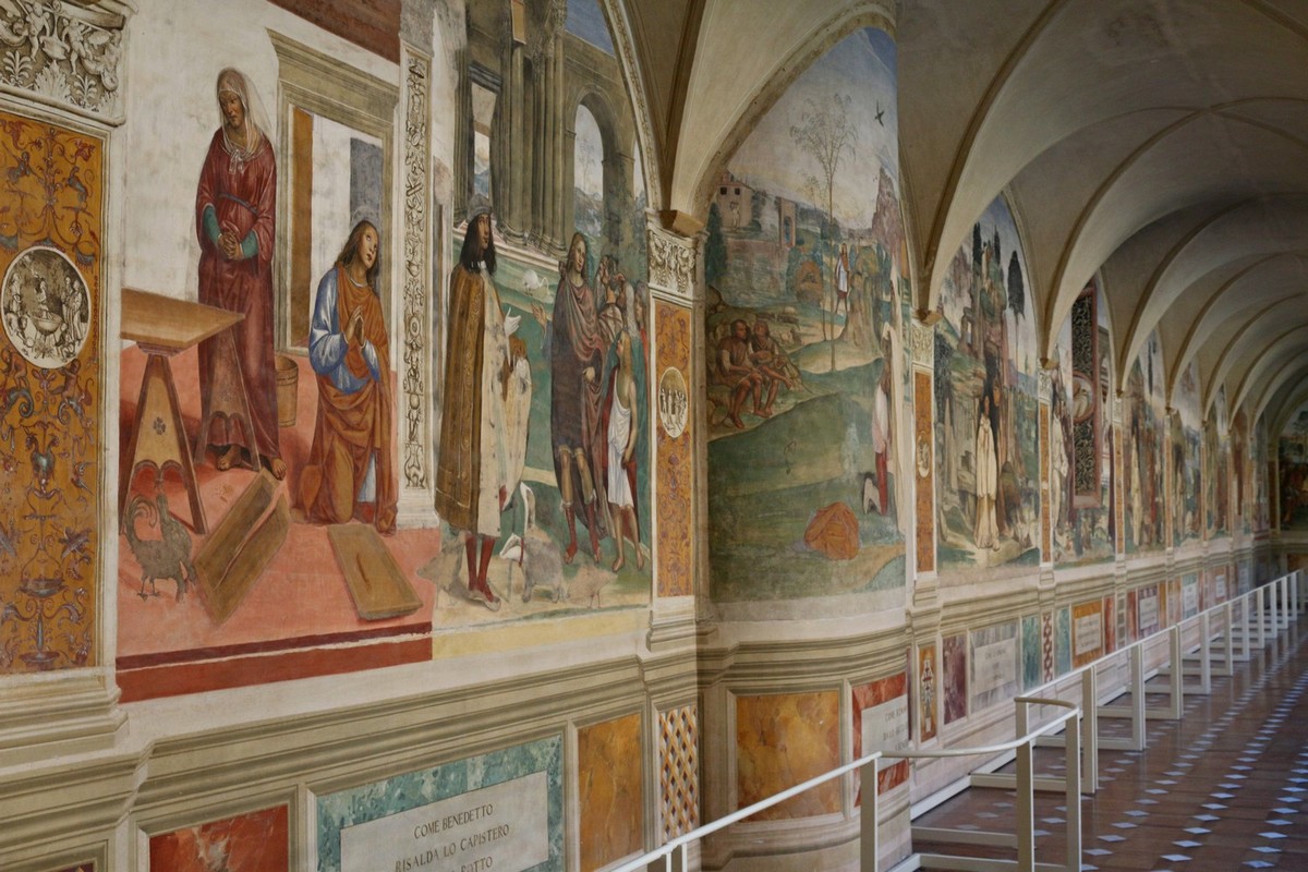 Monte Oliveto Maggiore, (fot. T. Liptak) Monte Oliveto Maggiore, (fot. T. Liptak)