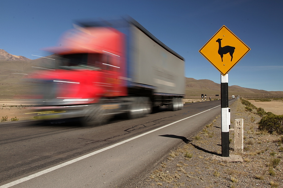 Na peruwiańskiej drodze (fot. S.Adamczak, okfoto.pl)