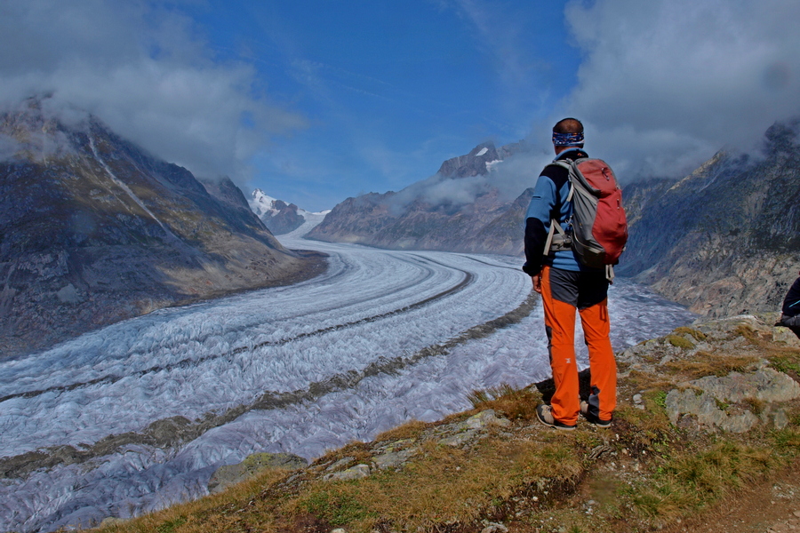 Nad lodowcem Aletsch (fot. Paweł Klimek) Nad lodowcem Aletsch (fot. Paweł Klimek)