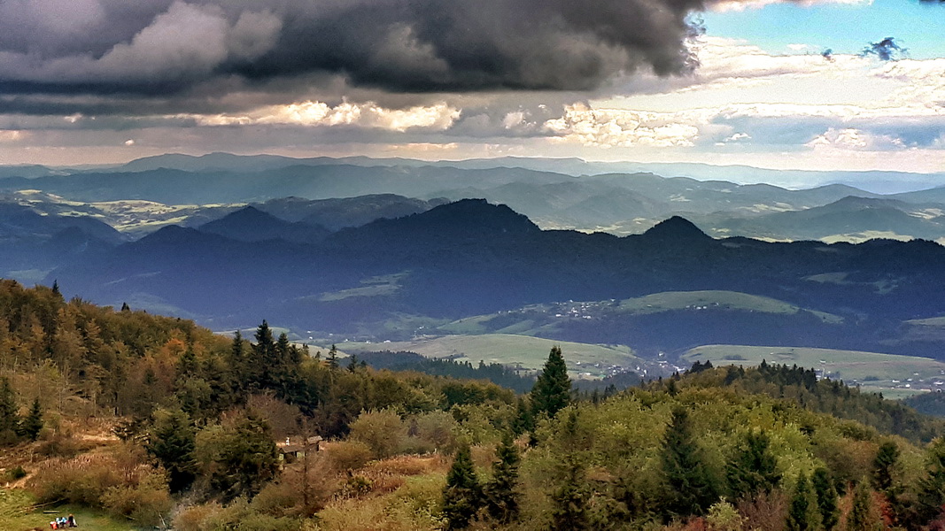 Pieniny i Magura Spiska widziane z Lubania (fot. Paweł Klimek)
