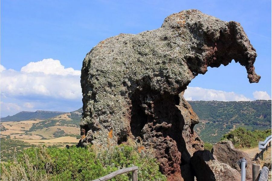 Roccia dell'Elefante: skalny słoń Roccia dell'Elefante: skalny słoń