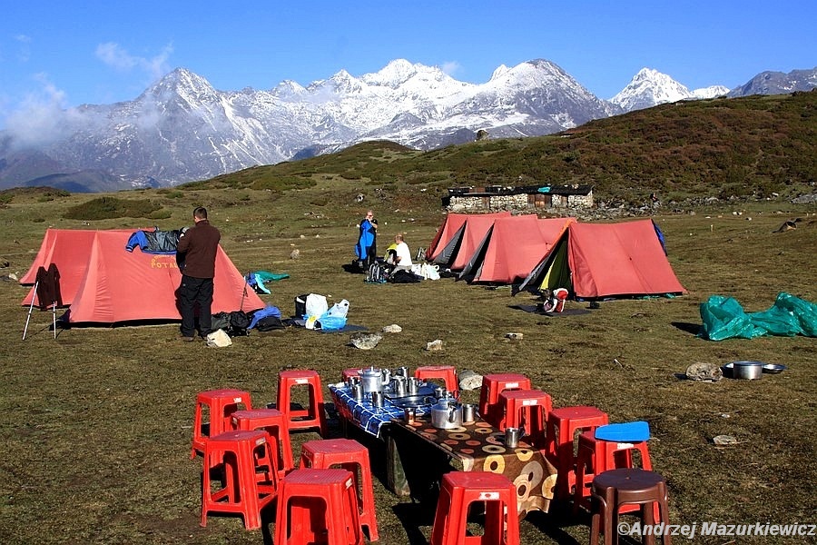 Śniadanie z górską panoramą Śniadanie z górską panoramą
