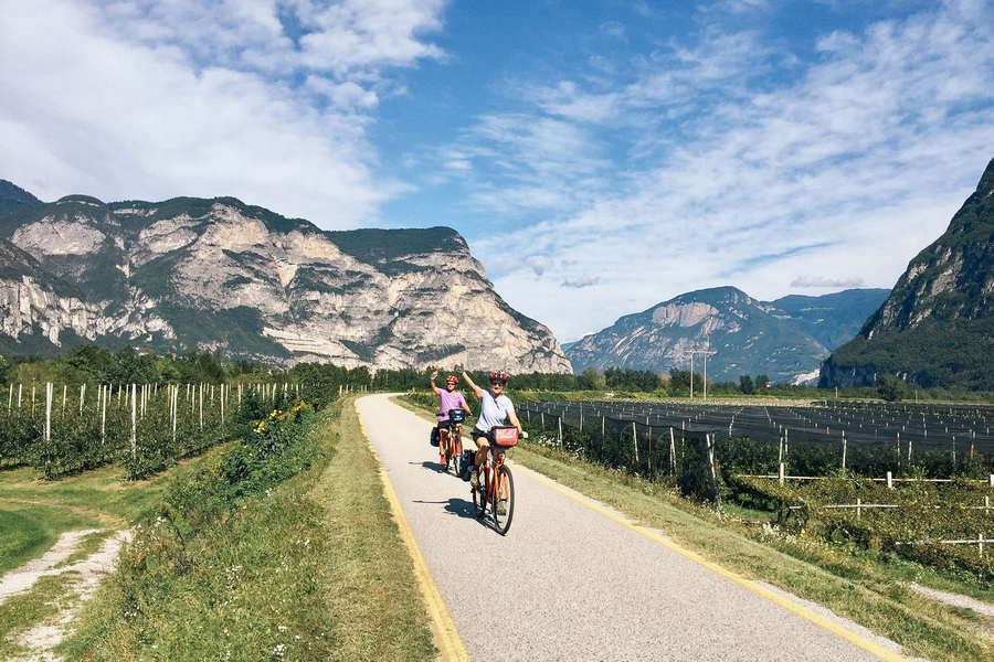 Krajobrazy widziane z siodełka rowerowego