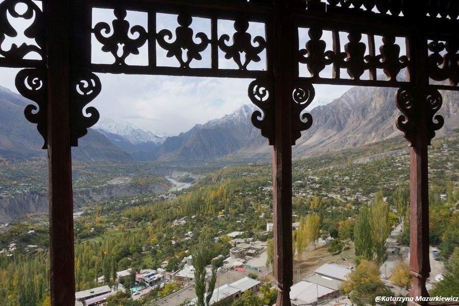 Widok z fortu Baltit