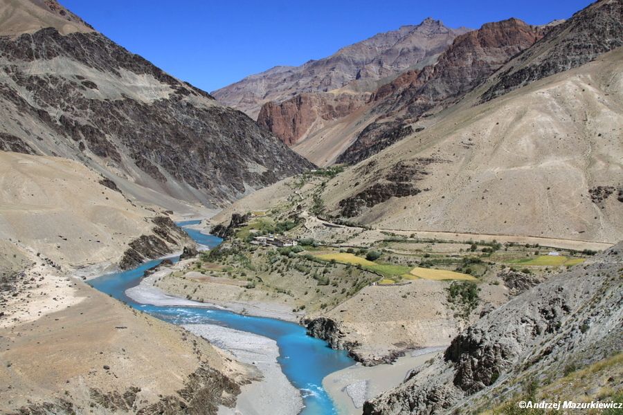 Wrześniowy błękit rzeki Tsarap