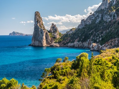 Wybrzeże w zatoce Orosei