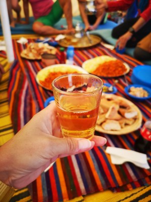 Herbata marokańska na trasie fot. Ewa Soczewka