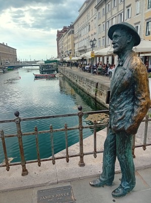 Pomnik Jamesa Joyce'a, Triest (fot. Agnieszka Fundowicz-Skrzyńska)