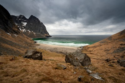 Plaża Kvalvika, fot. S. Adamczak