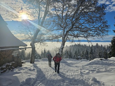 Uczestnicy na szlaku podczas wycieczki na Babią Górę (fot. Estera Motyl)