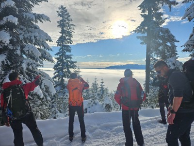 Zimowe wędrowanie w Gorcach (fot. Estera Motyl)