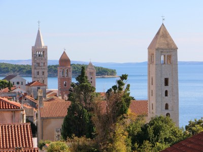 Słynne cztery dzwonnice - Rab