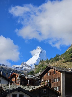 Widok na Matterhorn z Zermatt (fot. Estera Motyl)