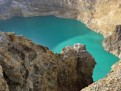 Detal z wulkanu Kelimutu (Flores), fot. A. Liana