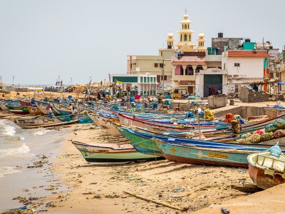 Plaża w Kanyakumari